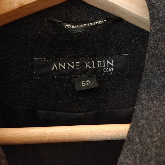 Anne Klein wool cashmere coat 6P - Picture 2 of 5